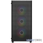 FSP M220 ATX Mid Tower Gaming Chassis - Black - Image 2