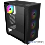 FSP M220 ATX Mid Tower Gaming Chassis - Black