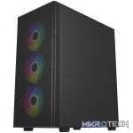 FSP M220 ATX Mid Tower Gaming Chassis - Black - Image 3