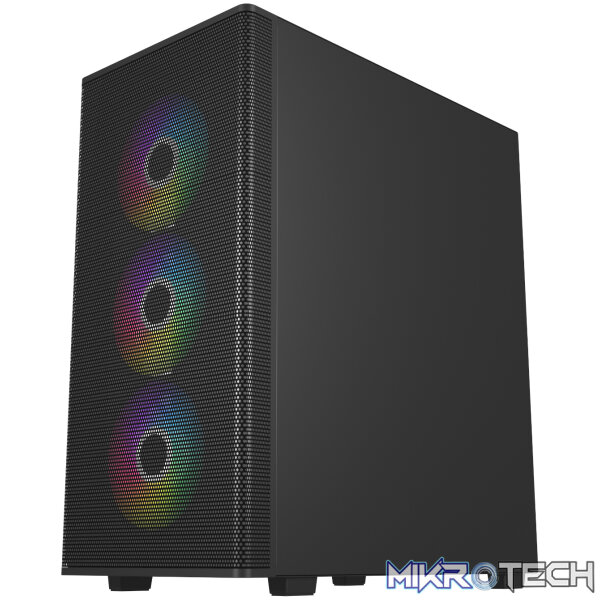 FSP M220 ATX Mid Tower Gaming Chassis - Black - Image 3
