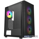 FSP M220 ATX Mid Tower Gaming Chassis - Black - Image 4