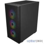 FSP M220 ATX Mid Tower Gaming Chassis - Black - Image 5
