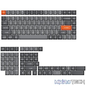 Keychron Double-Shot PBT OSA Keycap Set - Grey