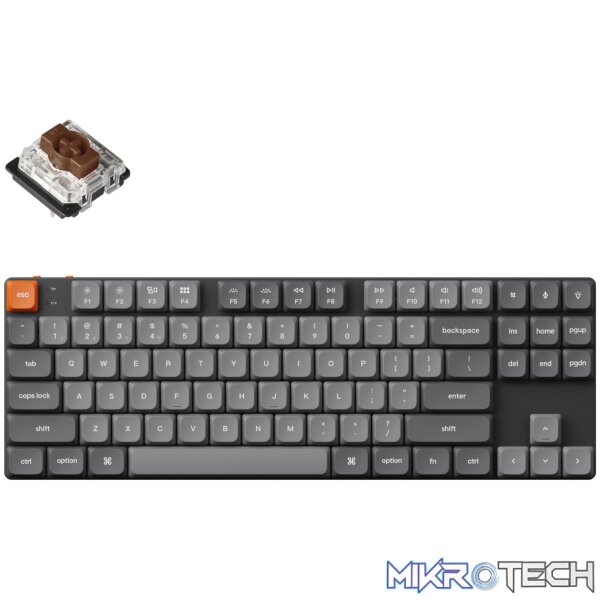 Keychron K1 Max QMK/VIA 80% Wireless Custom Mechanical Keyboard | BROWN Switches Keychron K1 Max QMK/VIA 80% Wireless Custom Mechanical Keyboard | BROWN Switches