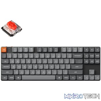 Keychron K1 Max QMK/VIA 80% Wireless Custom Mechanical Keyboard | RED Switches