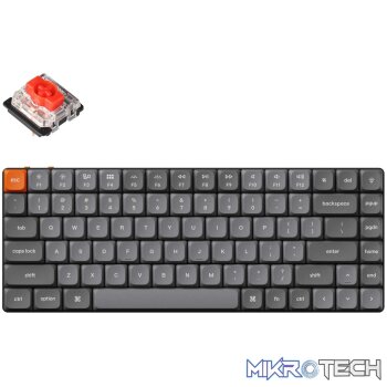 Keychron K3 Max QMK/VIA Wireless 75% Custom Mechanical Keyboard | RED Switches