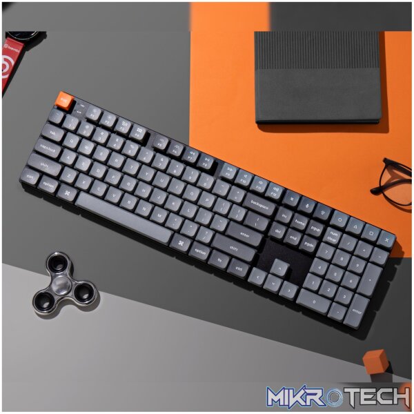 Keychron K5 Max QMK/VIA Full-sized Wireless Custom Mechanical Keyboard | BROWN Switches - Image 5