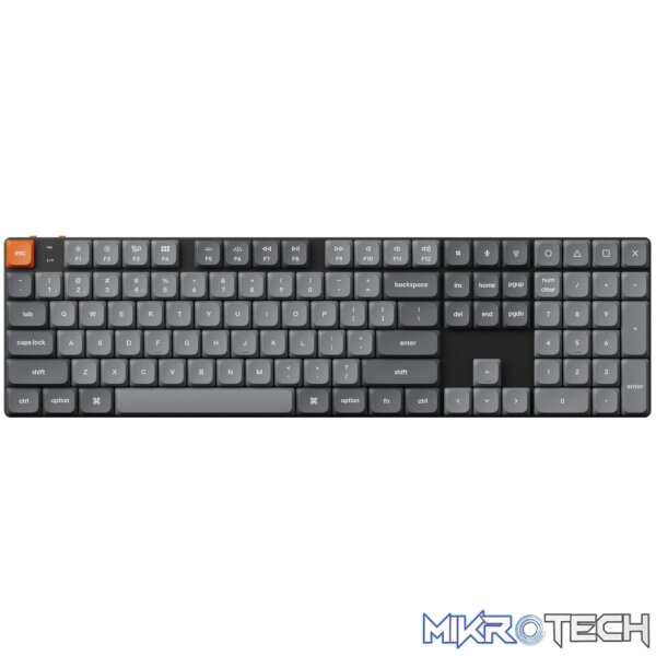 Keychron K5 Max QMK/VIA Full-sized Wireless Custom Mechanical Keyboard | RED Switches - Image 2