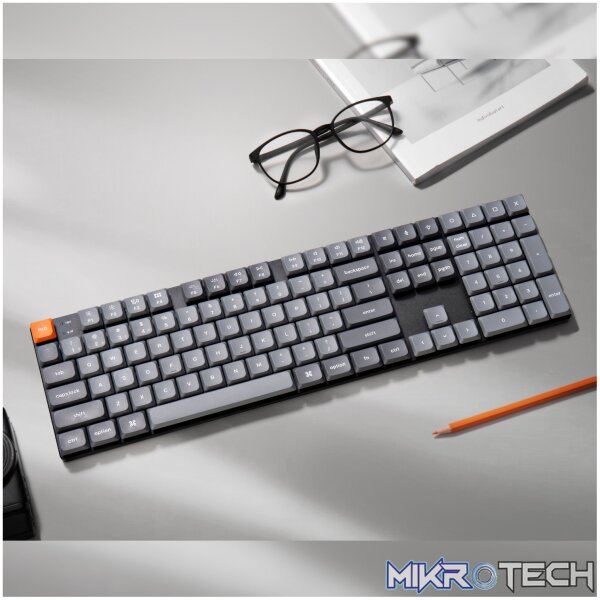 Keychron K5 Max QMK/VIA Full-sized Wireless Custom Mechanical Keyboard | RED Switches - Image 3