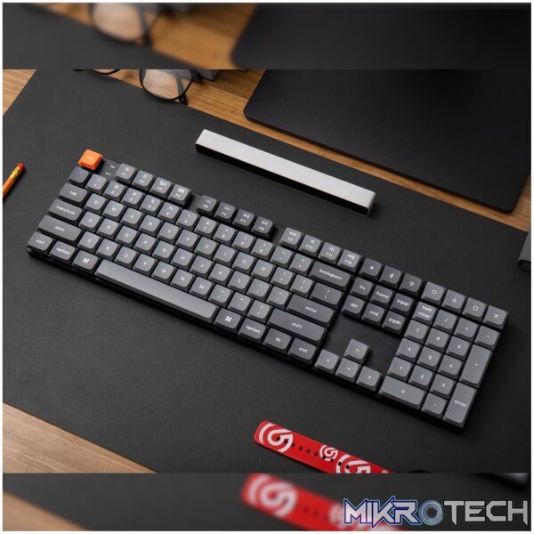 Keychron K5 Max QMK/VIA Full-sized Wireless Custom Mechanical Keyboard | RED Switches - Image 4