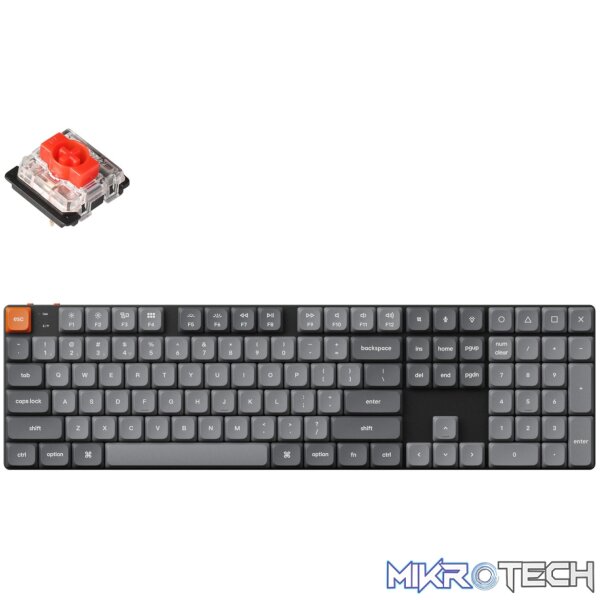 Keychron K5 Max QMK/VIA Full-sized Wireless Custom Mechanical Keyboard | RED Switches Keychron K5 Max QMK/VIA Full-sized Wireless Custom Mechanical Keyboard | RED Switches