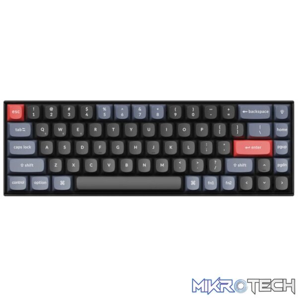 Keychron K6 Pro 65% Red G Pro Switches RGB Wireless Keyboard - Black - Image 2