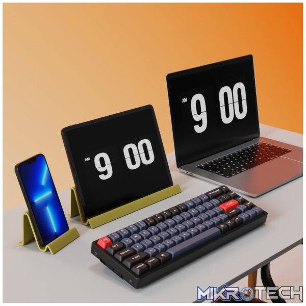 Keychron K6 Pro 65% Red G Pro Switches RGB Wireless Keyboard - Black - Image 3