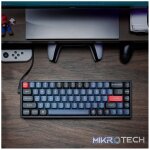 Keychron K6 Pro 65% Red G Pro Switches RGB Wireless Keyboard - Black - Image 5