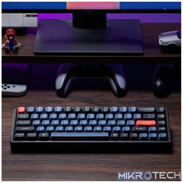 Keychron K6 Pro 65% Red G Pro Switches RGB Wireless Keyboard - Black - Image 9