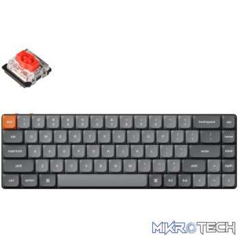 Keychron K7 Max QMK/VIA 65% Wireless Custom Mechanical Keyboard | RED Switches