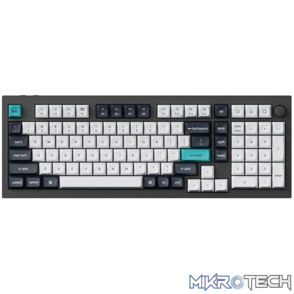 Keychron Q5 Max QMK/VIA Full-size Wireless Custom Mechanical Keyboard (Banana Switches) - Carbon Black - Image 2
