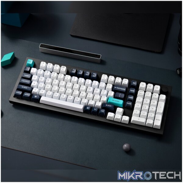 Keychron Q5 Max QMK/VIA Full-size Wireless Custom Mechanical Keyboard (Banana Switches) - Carbon Black - Image 3
