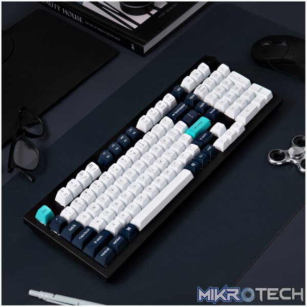 Keychron Q5 Max QMK/VIA Full-size Wireless Custom Mechanical Keyboard (Banana Switches) - Carbon Black - Image 5