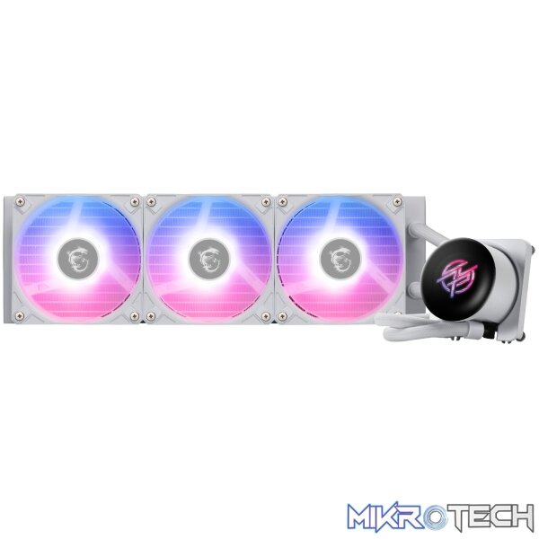 MSI MPG Coreliquid P13 360 AIO Liquid CPU Cooler - White - Image 2