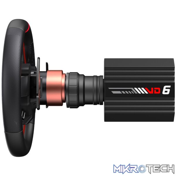 PXN VD6 Direct Drive Sim Racing Wheel | PD-HM Dual Pedal | Z9 Clamp Bundle - Image 3