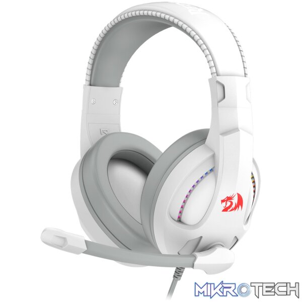 Redragon H211 CRONUS Surround Sound RGB Wired Gaming Headset – White Redragon H211 CRONUS Surround Sound RGB Wired Gaming Headset – White