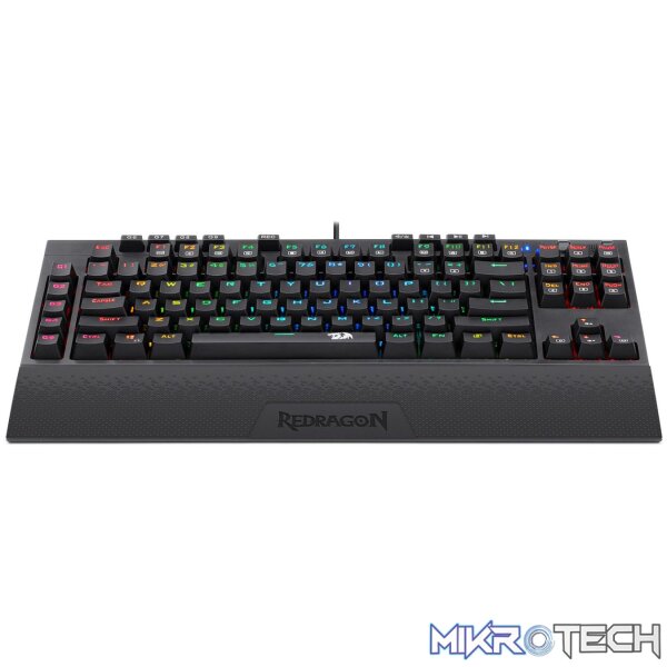 Redragon K588 RGB Pro BROADSWORD TKL Mechanical Wired Gaming Keyboard - Black - Image 4