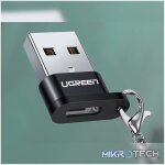 UGREEN USB A Male to USB Type-C Female Adapter (Black) - Image 3