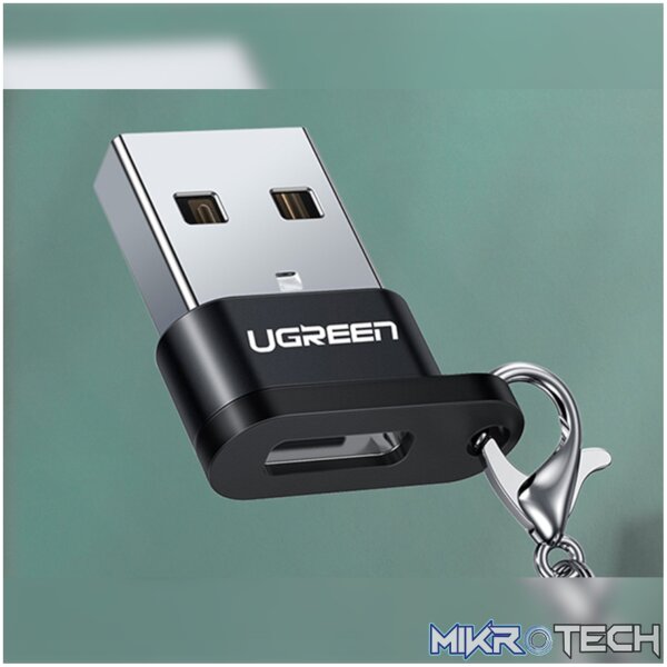 UGREEN USB A Male to USB Type-C Female Adapter (Black) - Image 3