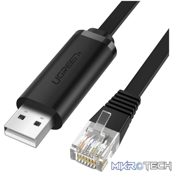 UGREEN USB-A to RJ45 Console Cable 1.5m UGREEN USB-A to RJ45 Console Cable 1.5m