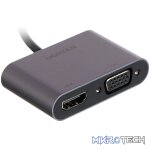 UGreen CM449 USB-A to HDMI + VGA 1080P Display Adapter - Image 2
