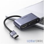 UGreen CM449 USB-A to HDMI + VGA 1080P Display Adapter - Image 4