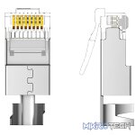 UGreen Cat7 FTP RJ45 Modular Plugs (10 Pieces) - Image 2
