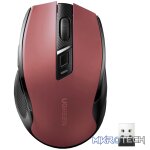 UGreen MU006 2.4GHz Wireless Optical Mouse - Red
