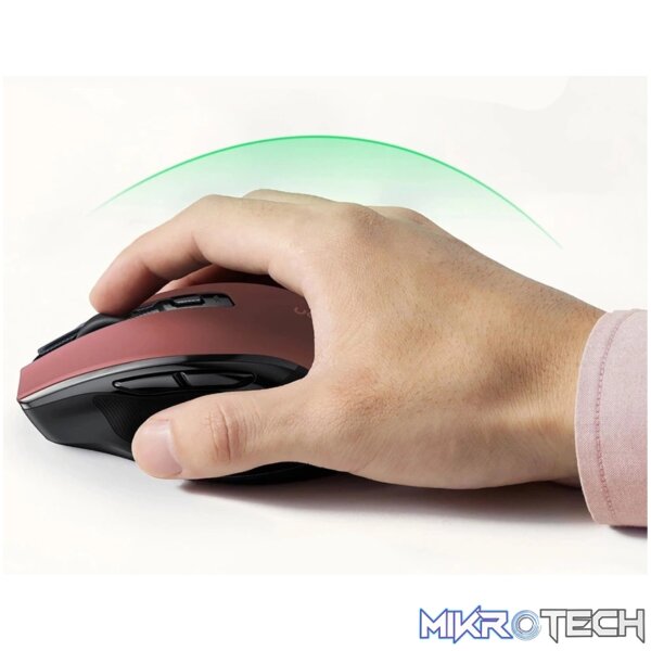 UGreen MU006 2.4GHz Wireless Optical Mouse - Red - Image 4