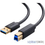 UGreen US210 USB-A Printer Cable 2M - Black - Image 2