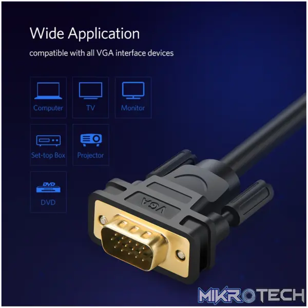 UGreen VG101 VGA Male to Male Cable 1.5M - Image 6