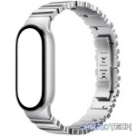 Xiaomi Smart Band 10 Asymmetrical Metal Strap – Silver - Image 3