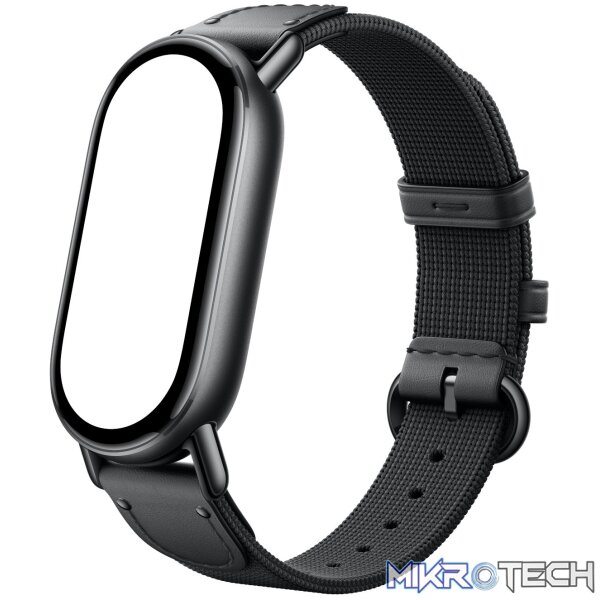 Xiaomi Smart Band 10 Knitted Silk Strap - Ebony Black - Image 2