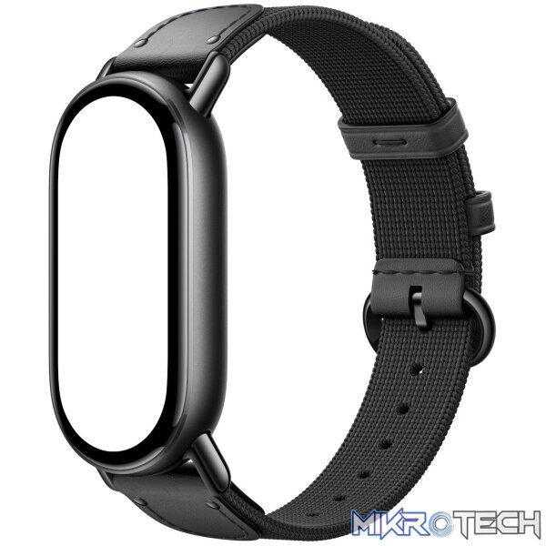Xiaomi Smart Band 10 Knitted Silk Strap - Ebony Black - Image 3