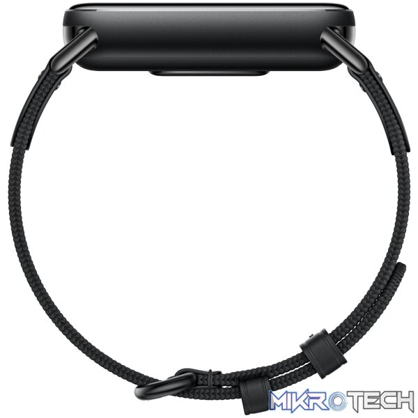 Xiaomi Smart Band 10 Knitted Silk Strap - Ebony Black - Image 4