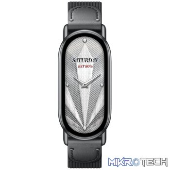 Xiaomi Smart Band 10 Knitted Silk Strap - Ebony Black