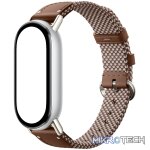 Xiaomi Smart Band 10 Knitted Silk Strap - Feather Brown - Image 3