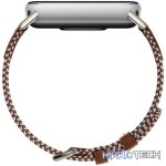 Xiaomi Smart Band 10 Knitted Silk Strap - Feather Brown - Image 4