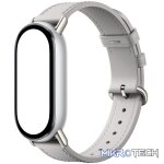 Xiaomi Smart Band 10 Leather Strap - Grey - Image 3