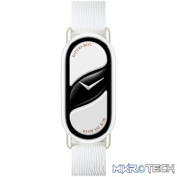 Xiaomi Smart Band 10 Magnetic Kona Leather Strap - Glacier White