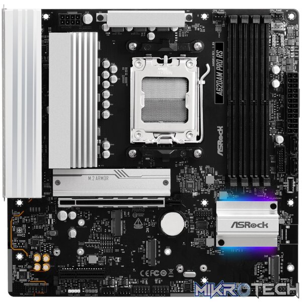 ASRock A620AM Pro RS AM5 M-ATX Motherboard - Image 2