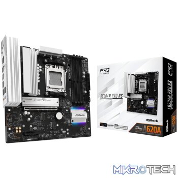 ASRock A620AM Pro RS AM5 M-ATX Motherboard