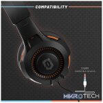 Armor3 SoundTac Universal Gaming Headset - Blue/Orange - Image 9