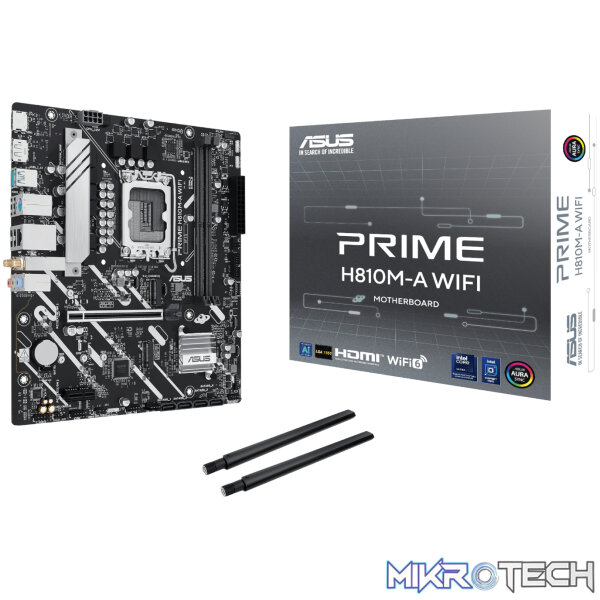 Asus PRIME H810M-A WIFI LGA1851 Micro ATX Motherboard Asus PRIME H810M-A WIFI LGA1851 Micro ATX Motherboard